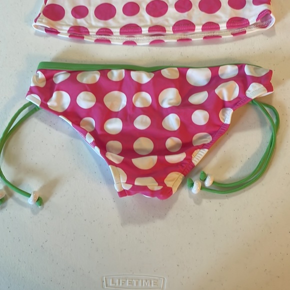 Hobie. Cute polka dot two piece bathing suit. Sz small - Picture 5 of 5